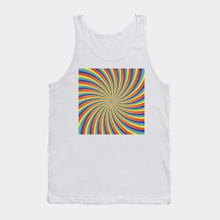 Rainbow Swirl Tank Top